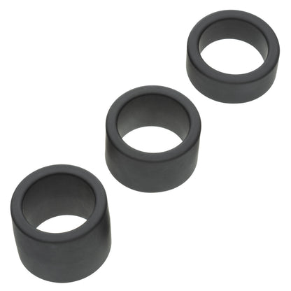 Alpha™ Liquid Silicone 3 Ring Stamina Set