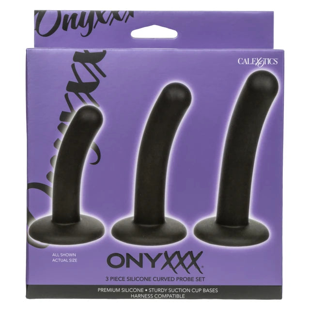 Onyxxx® 3 Piece Silicone Curved Probe Set