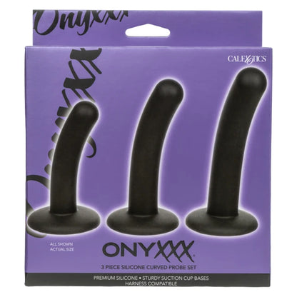 Onyxxx® 3 Piece Silicone Curved Probe Set