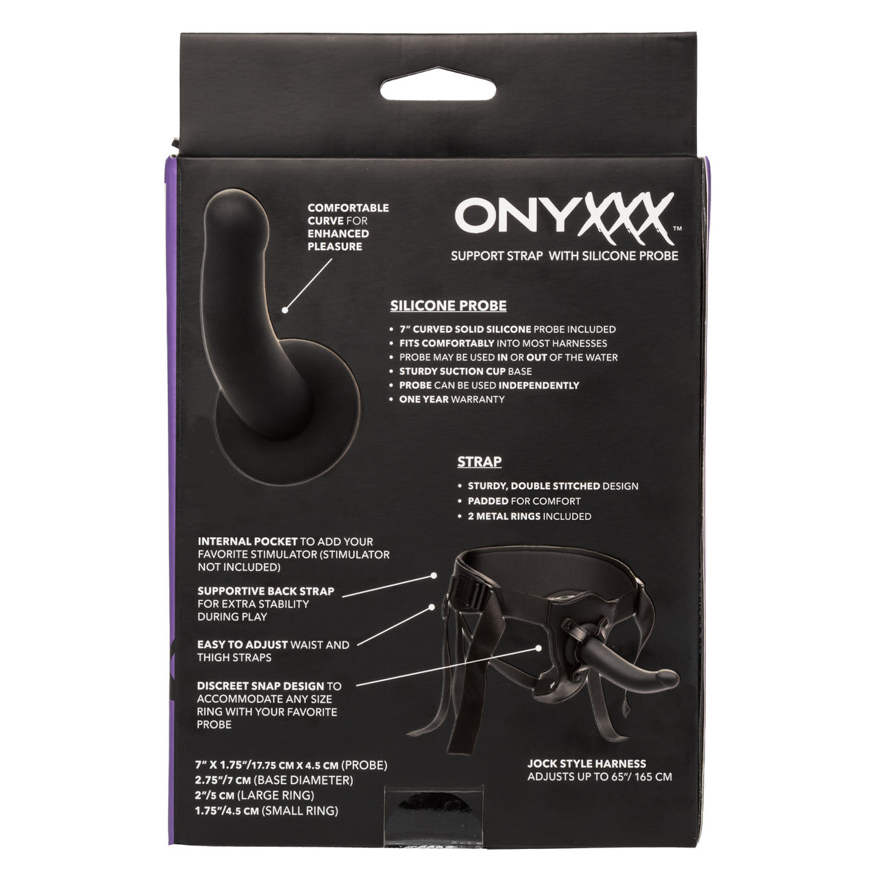 Onyxxx® Support Strap with Silicone Probe