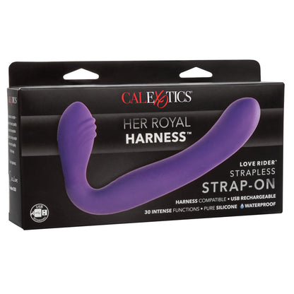 Her Royal Harness® Love Rider® Strapless Strap-On - Purple