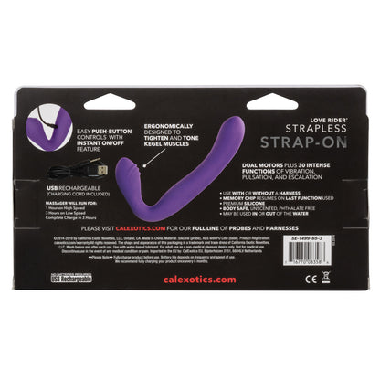 Her Royal Harness® Love Rider® Strapless Strap-On - Purple