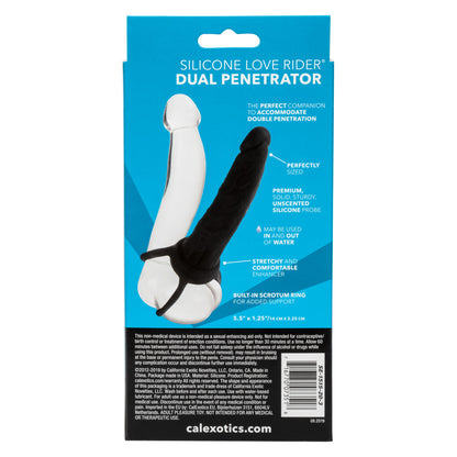 Silicone Love Rider® Dual Penetrator - Black