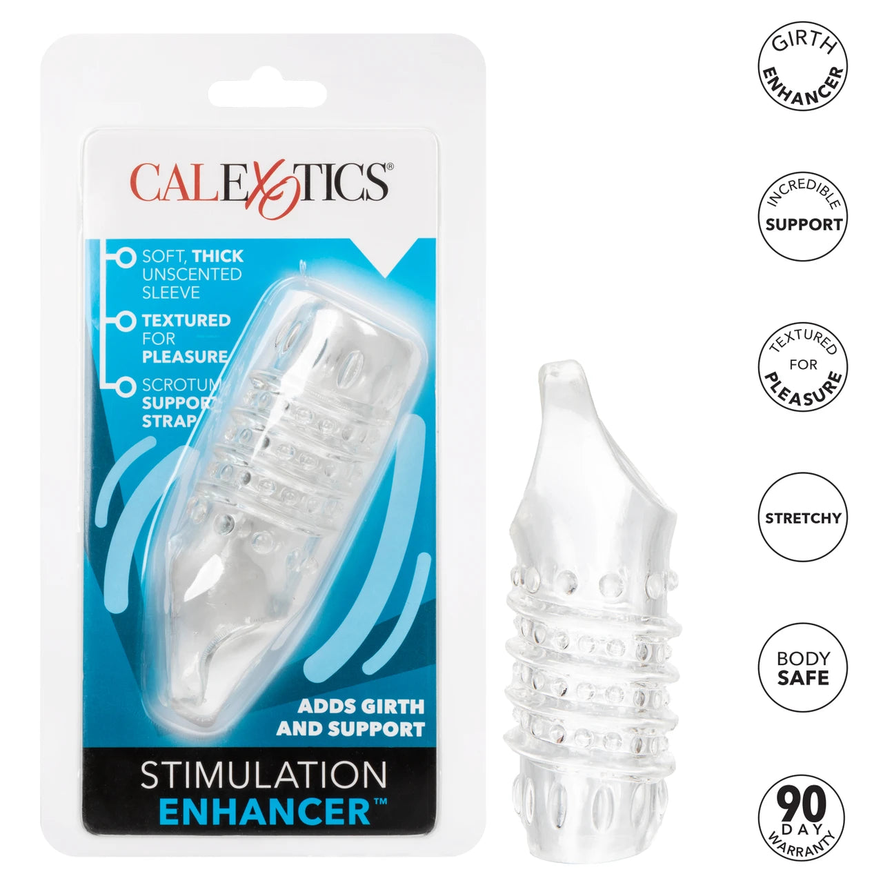 Stimulation Enhancer Penis Sleeve - Clear