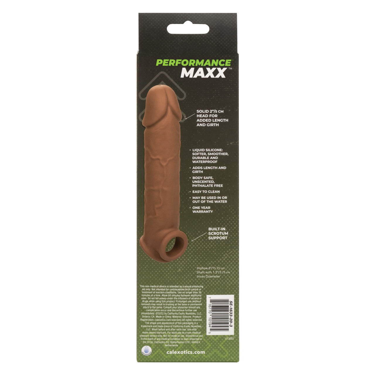 Performance Maxx™ Life-Like Extension 8" - Brown