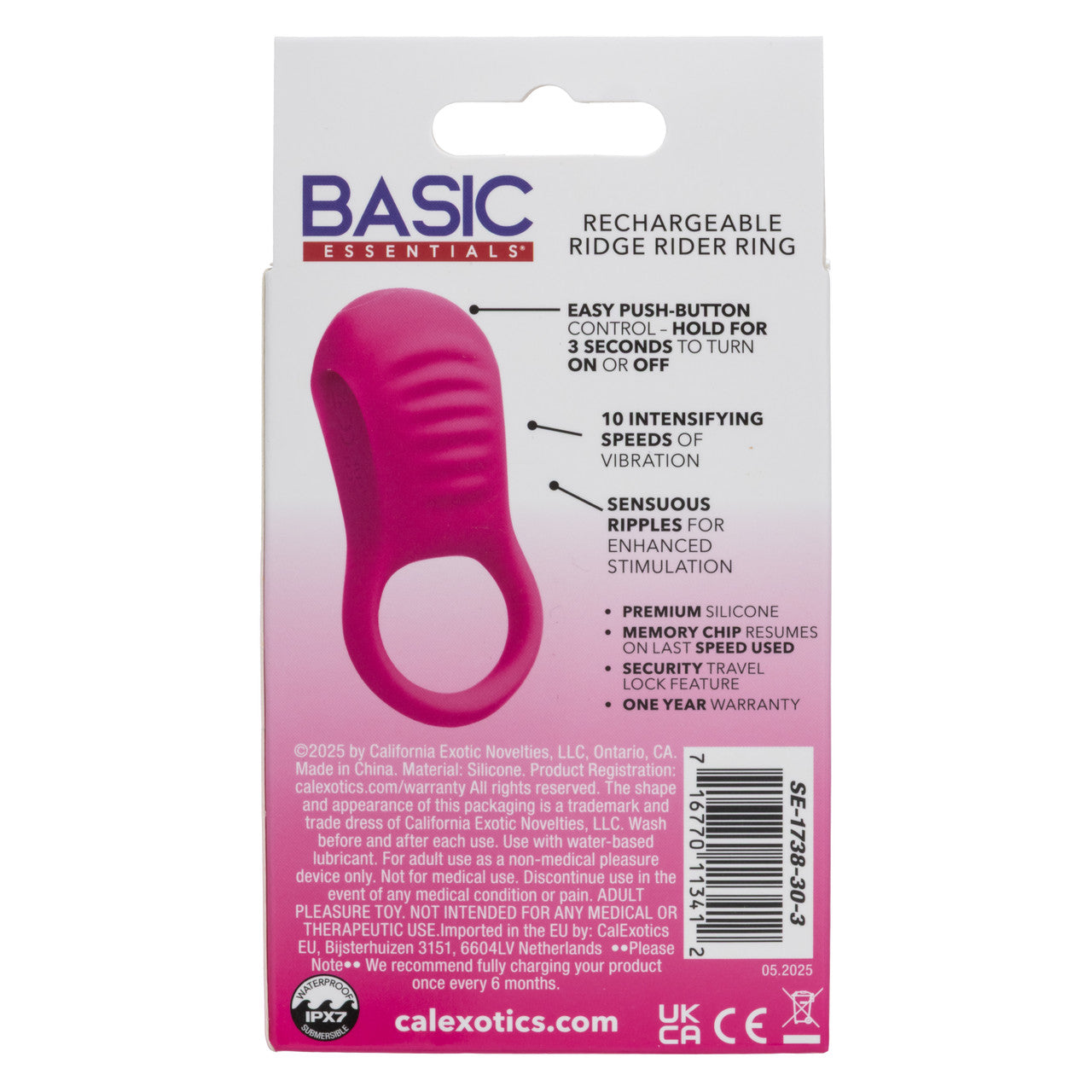 Basic Essentials® Rechargeable Ridge Rider Ring