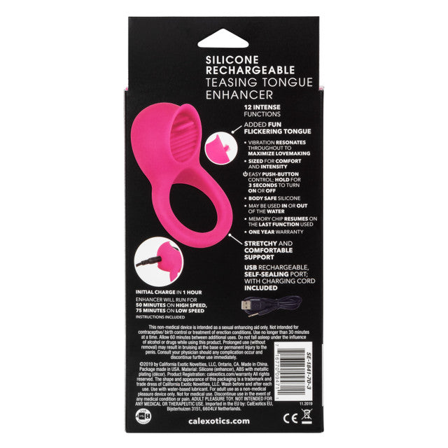 Teasing Tongue Enhancer Couples Ring