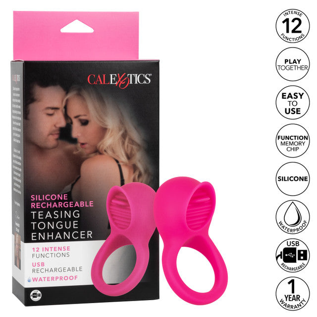 Teasing Tongue Enhancer Couples Ring