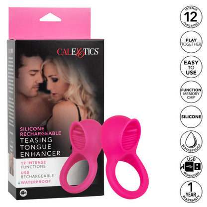 Teasing Tongue Enhancer Couples Ring
