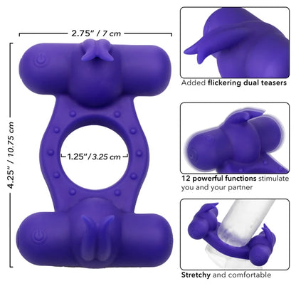 Triple Orgasm Enhancer Cock Ring