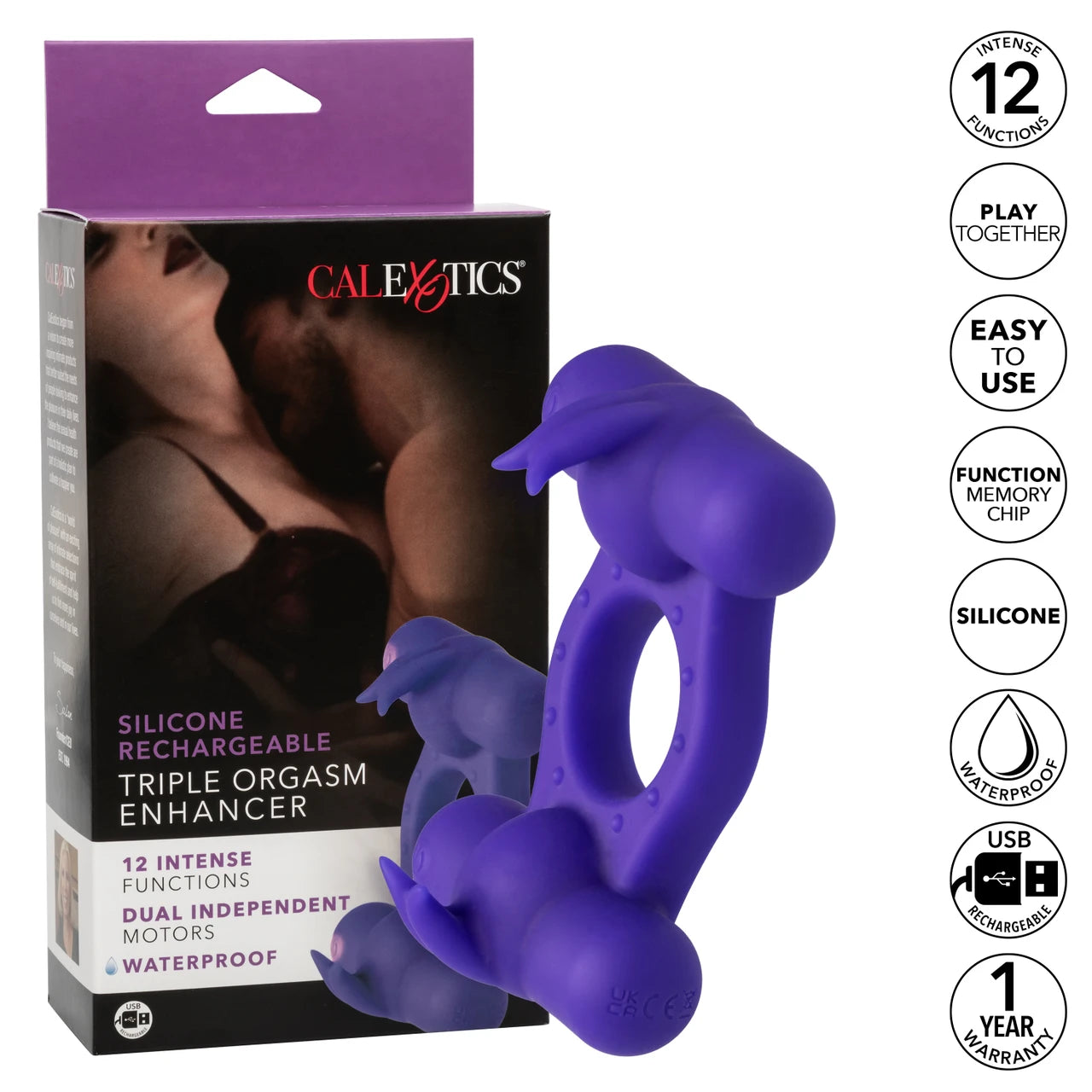 Triple Orgasm Enhancer Cock Ring