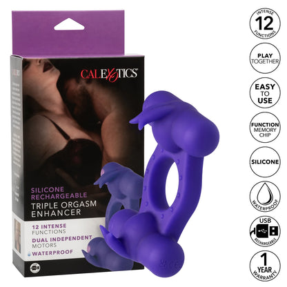 Triple Orgasm Enhancer Cock Ring