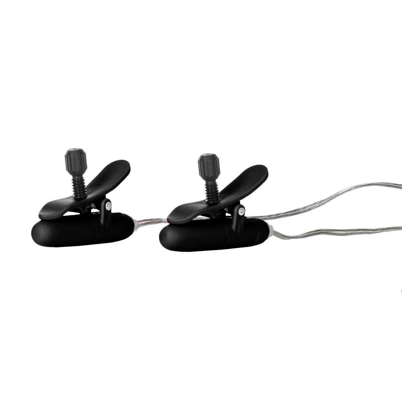 Nipple Play® Vibrating Heated Nipple Teasers - Black