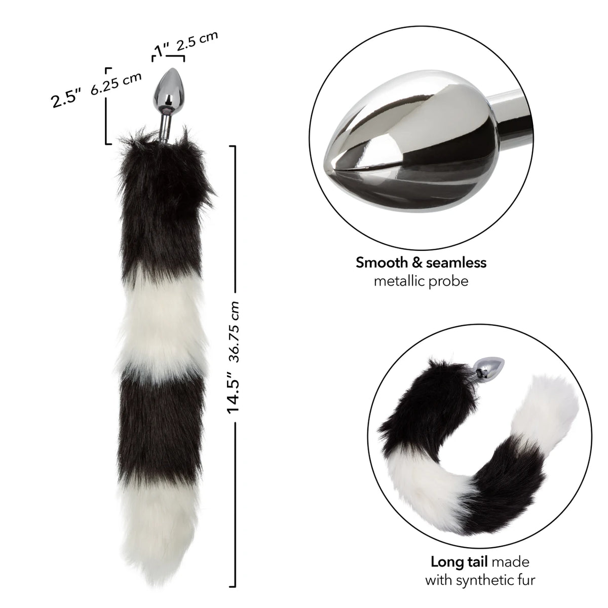 Running Wild Tail - Black & White