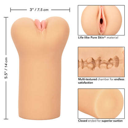 Boundless® Vulva Ivory Stroker