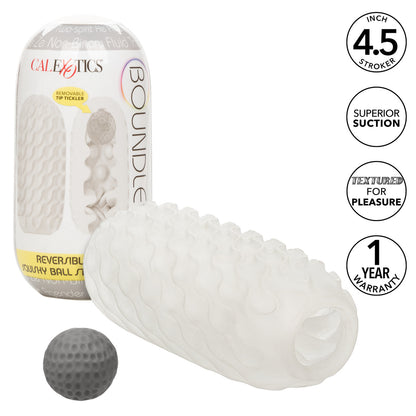 Boundless® Reversible Squishy Ball Stroker - Smoke