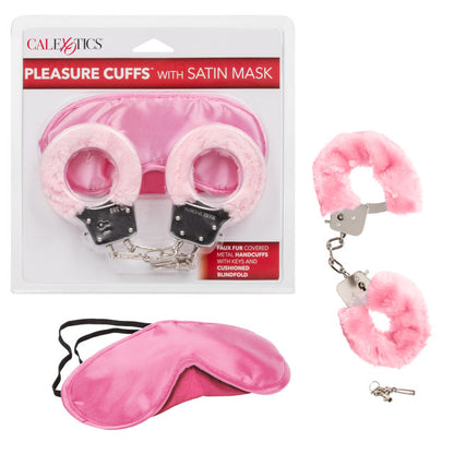 Pleasure Cuffs™ With Satin Mask