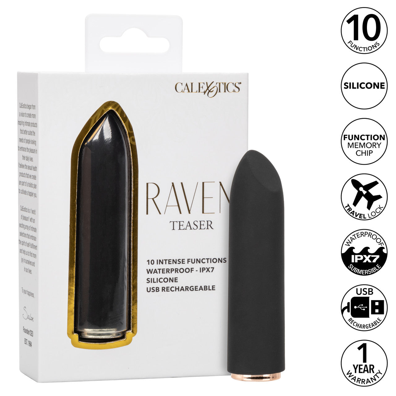 Raven Teaser Mini Massager