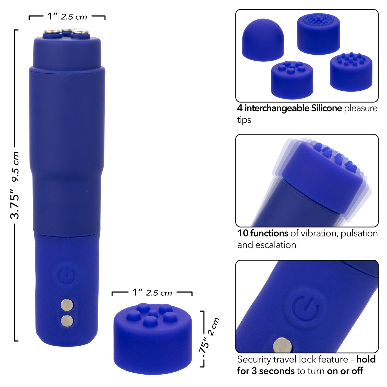 Kyst® Mega-Mite™ Bullet w/ Attachments