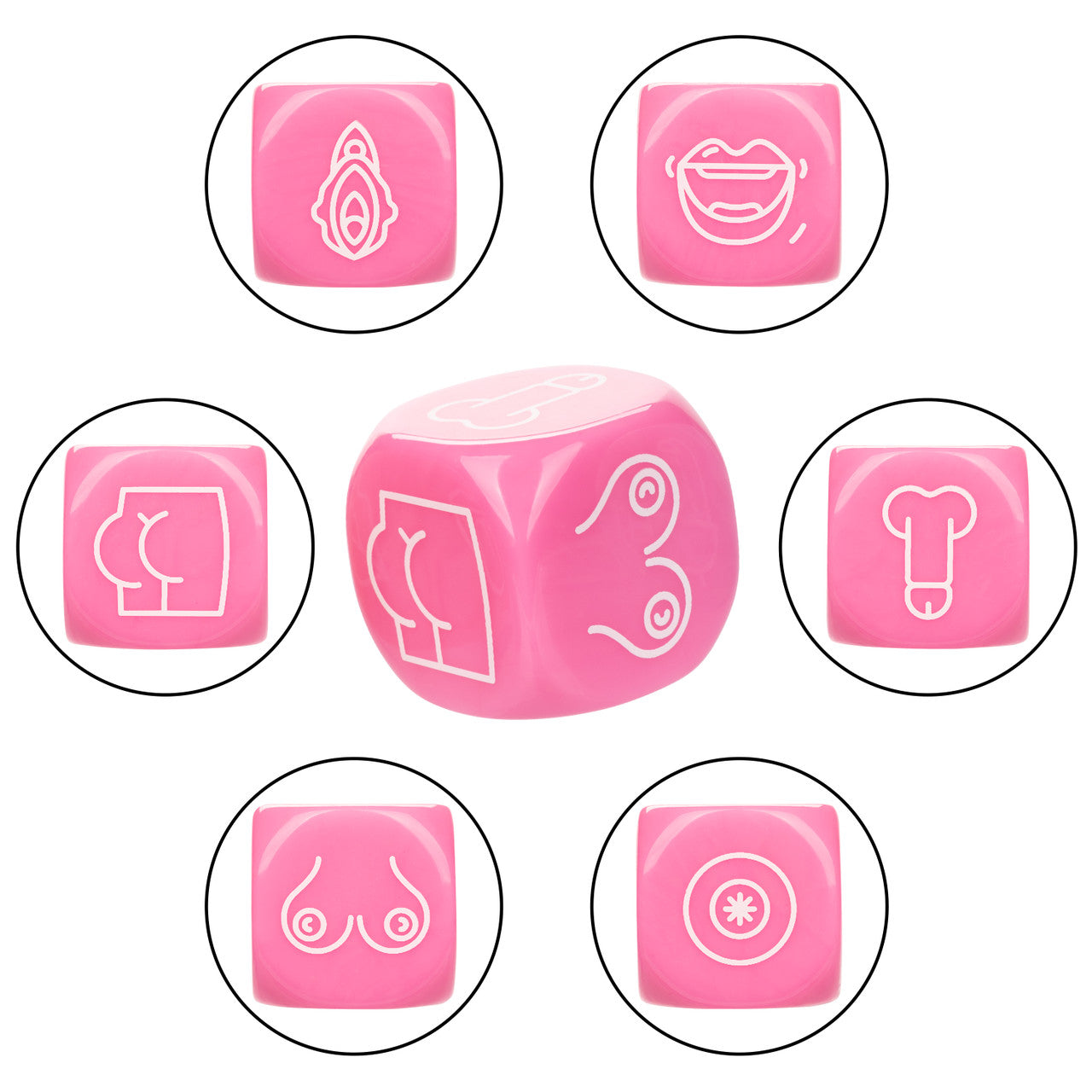 Naughty Bits® Roll with it™ icon-based Sex Dice Game