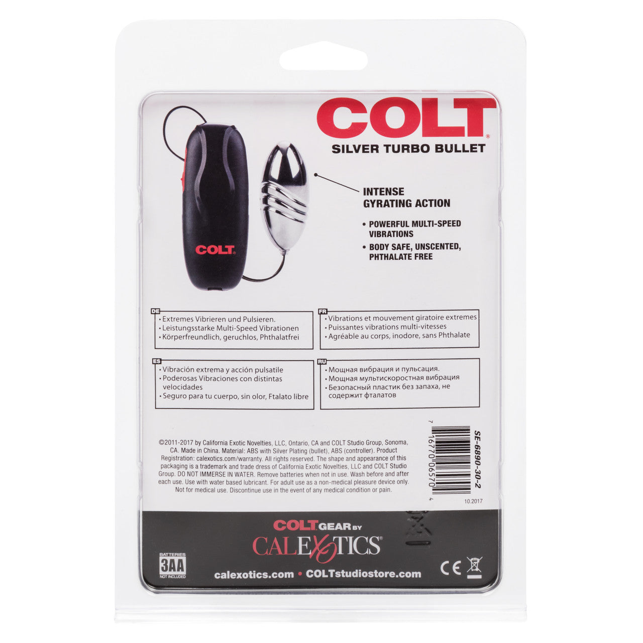 COLT® Turbo Bullet - Silver