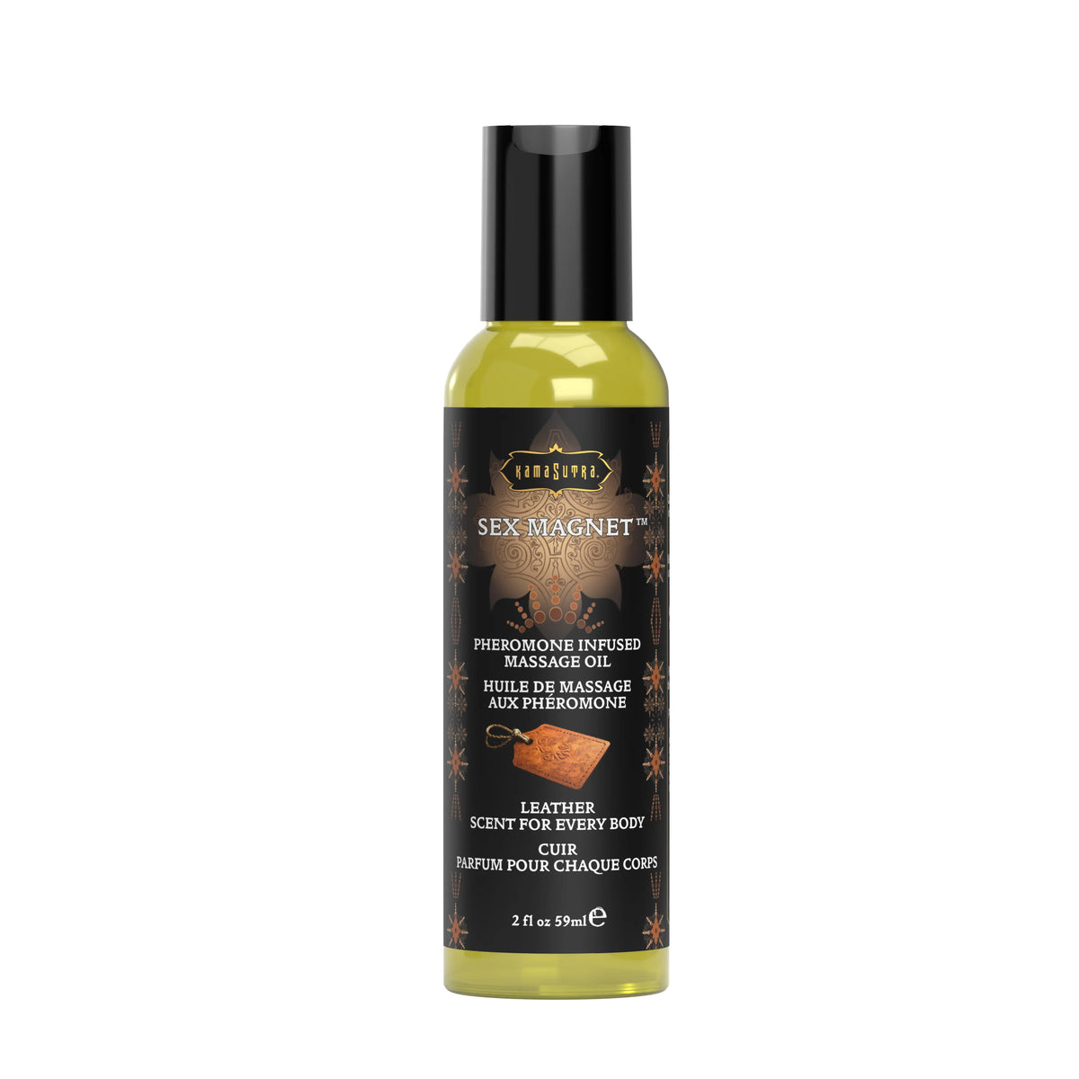 SEX MAGNET™ Leather Pheromone Massage Oil 2 fl oz