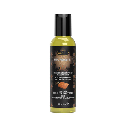 SEX MAGNET™ Leather Pheromone Massage Oil 2 fl oz