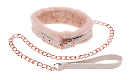 Peaches ‘n CreaMe Fur Collar & Leash