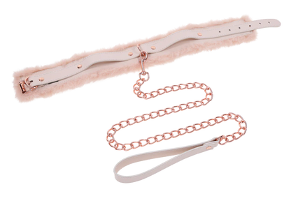 Peaches ‘n CreaMe Fur Collar & Leash