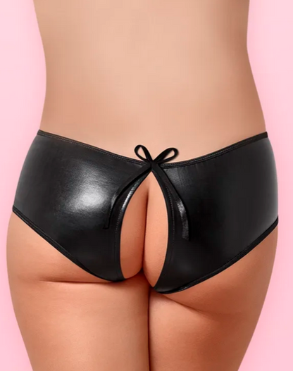 Booty Packs Split Back Crotchless Boy Short 3 pack