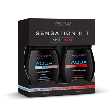 Aqua Lube Heat + Chill Sensation Kit