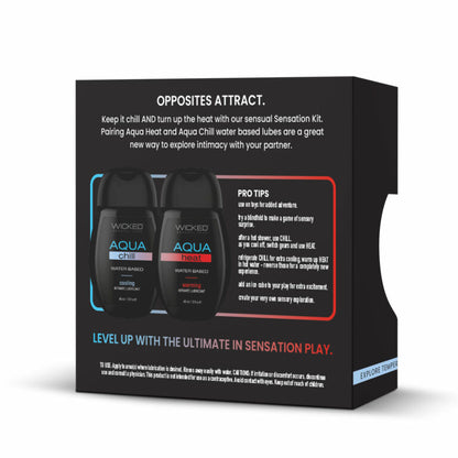 Aqua Lube Heat + Chill Sensation Kit