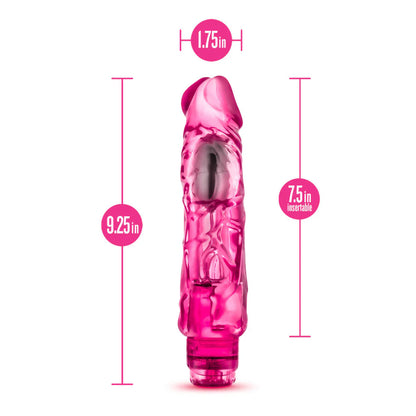 Naturally Yours By Blush® | Wild Ride Realistic Pink 9-Inch Vibrator