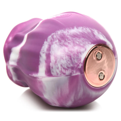 Gossip Licking Rose 10 Function Rechargeable Silicone - Purple Twirl
