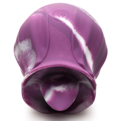 Gossip Licking Rose 10 Function Rechargeable Silicone - Purple Twirl
