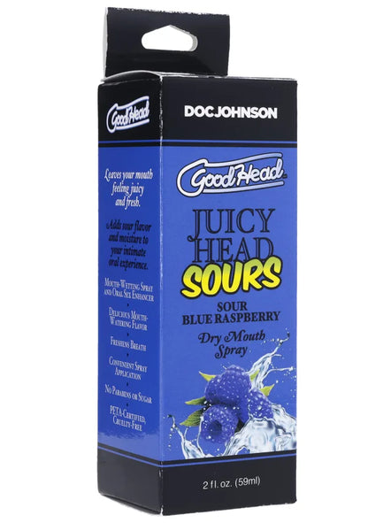 GoodHead - Juicy Head Sours - Dry Mouth Spray - Blue Rasperry