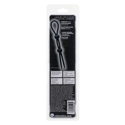 Alpha™ Liquid Silicone Dual Lasso - Black