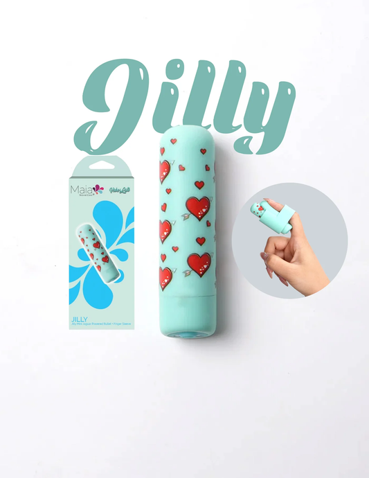 JILLY - VIBELITE Jaguar Powered Mini Bullet + Silicone Finger Sleeve