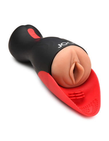 Jock Sucking and Vibrating Pussy Masturbator