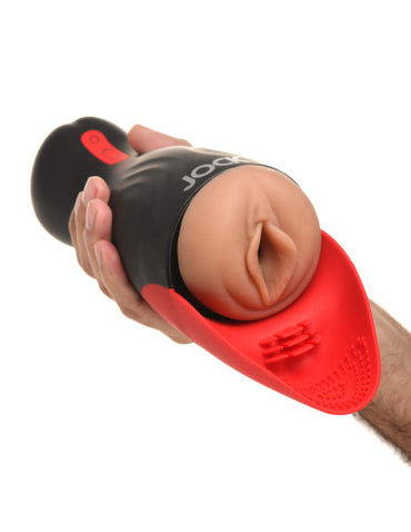 Jock Sucking and Vibrating Pussy Masturbator