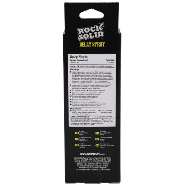 Rock Solid Delay Spray - 2 oz.