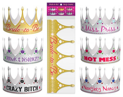Bride-To-Be Party Crown Set