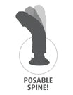 King Cock 7" Vibrating Cock with Balls