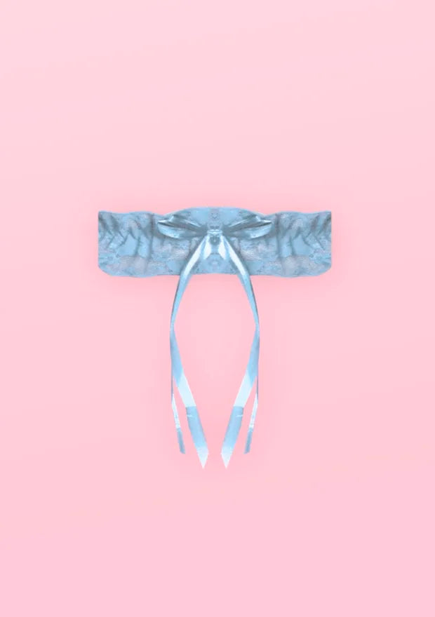 The Essentials Leg Garter - Light Blue