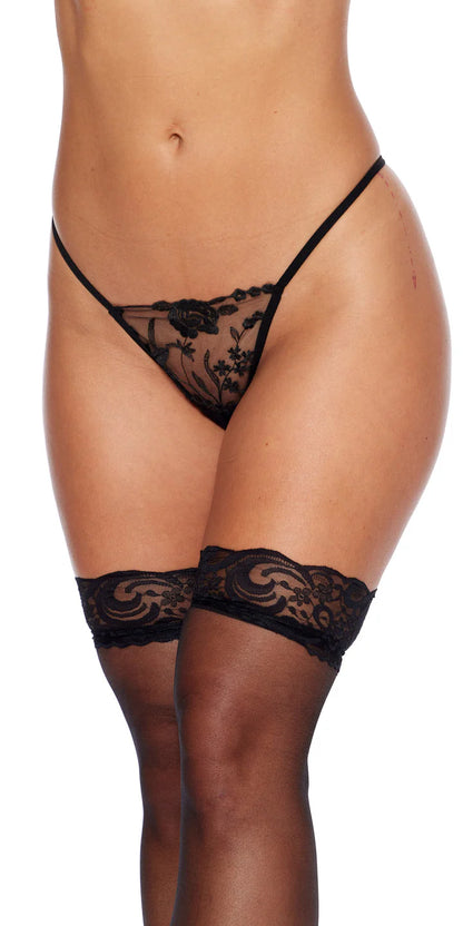 Cheeky Essential G-String - Black