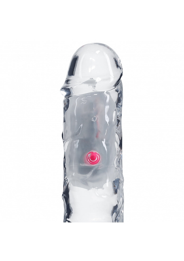 RealRock LED Vibrating 6" Dildo w/ Remote Control