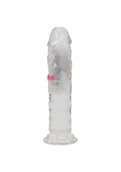 RealRock Remote Control LED Vibrating Dildo- 6"