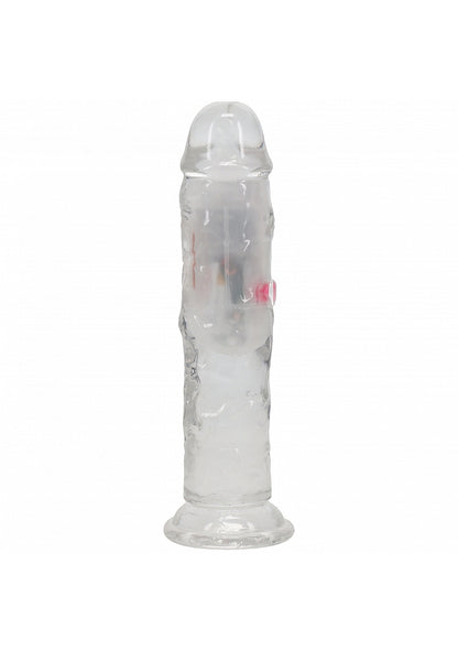 RealRock Remote Control LED Vibrating Dildo- 6"