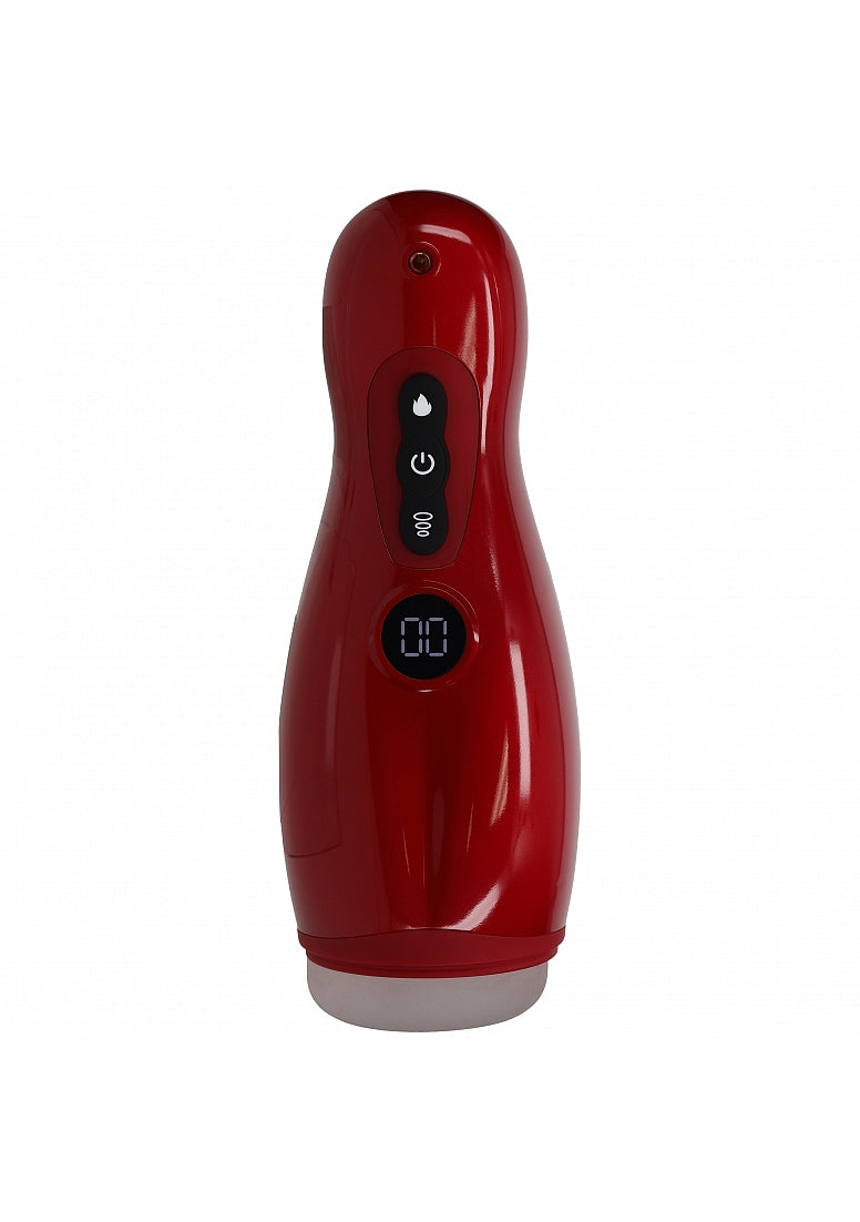 PUMPED Virtuo Masturbator w/ Phone Attachment - Metallic Red