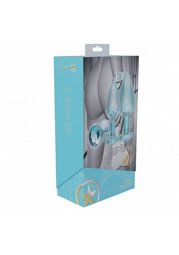 OUCH! Paris Collection Anal Plug Set - Metallic Blue